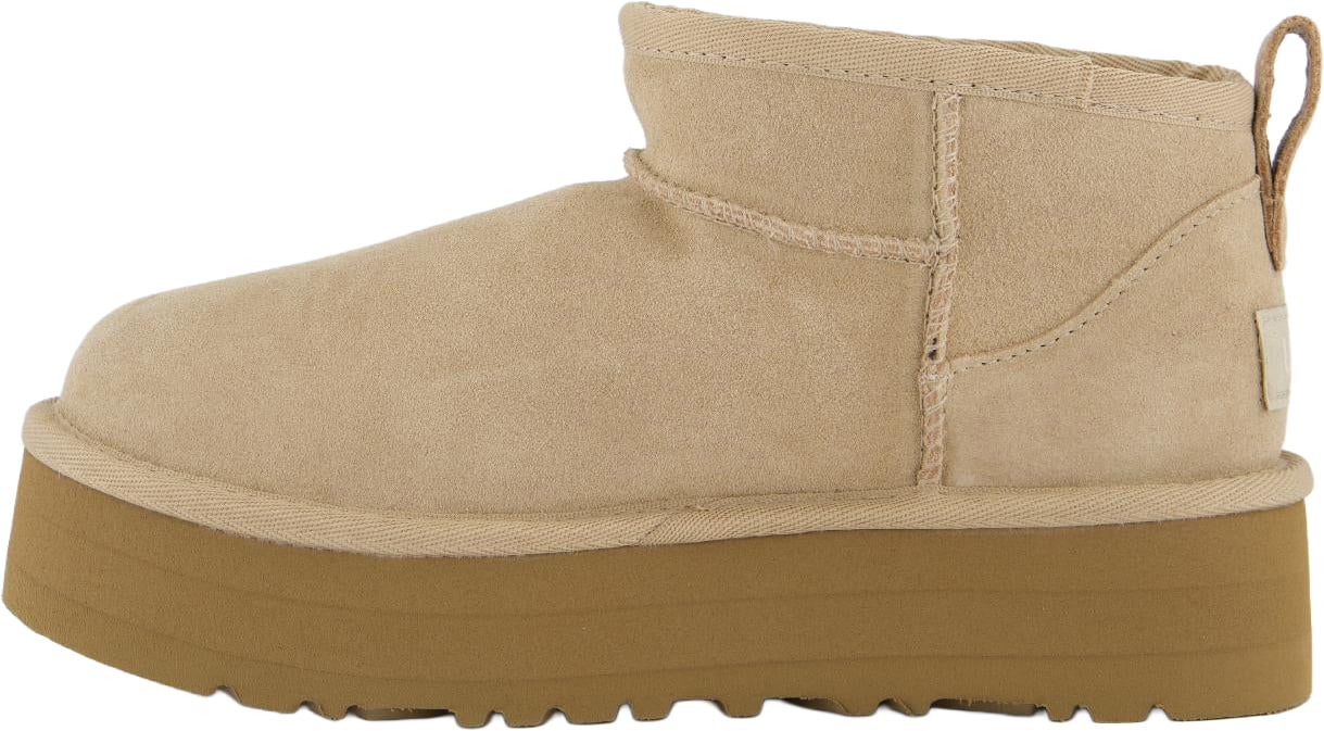 UGG Kids Ultramini Platform Sand Beige