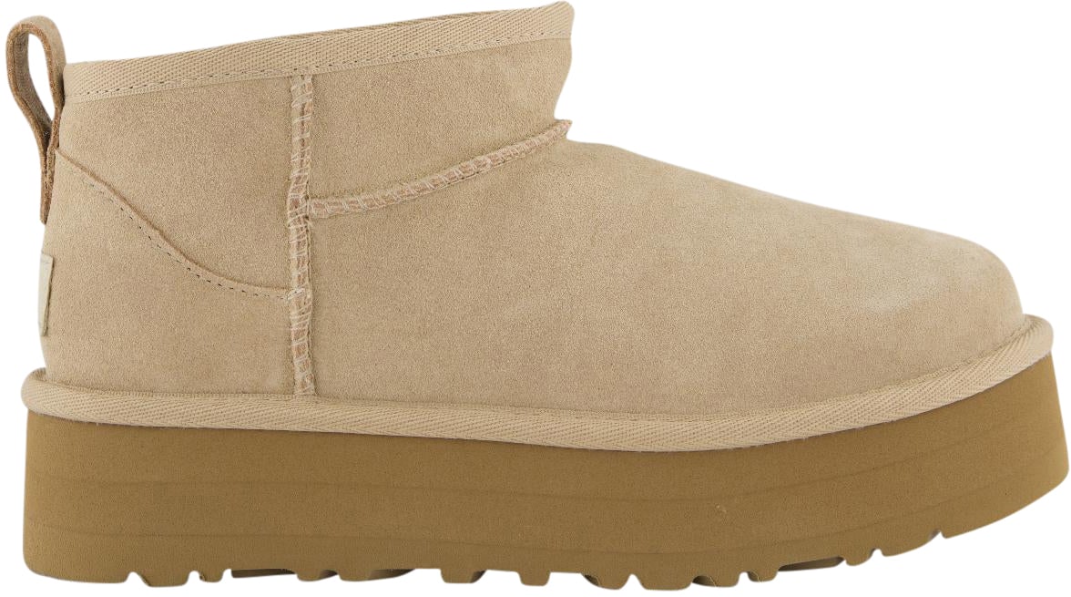 UGG Kids Ultramini Platform Sand Beige