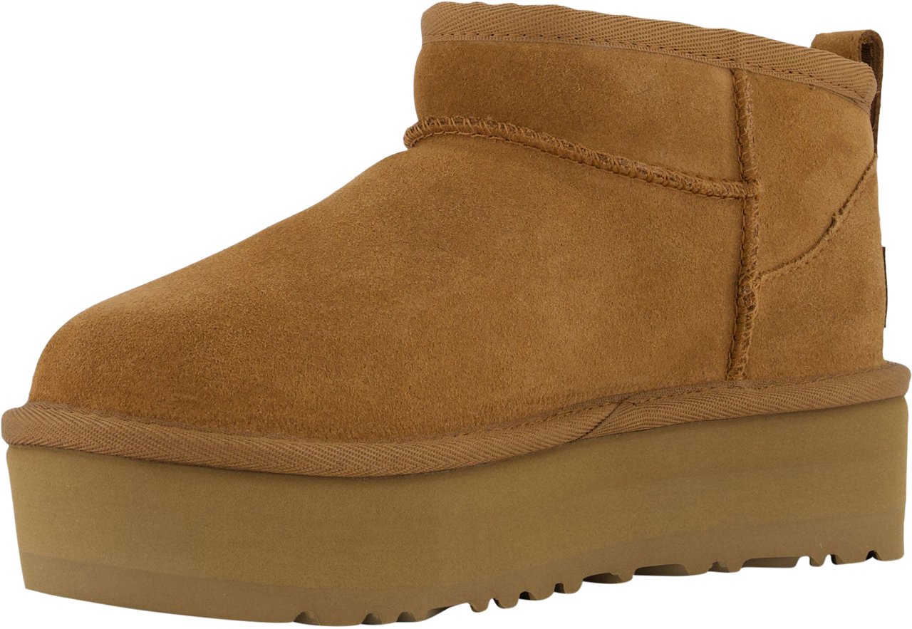 UGG UGG Ultra Mini Platform Meisjes Laarzen In Camel Taupe