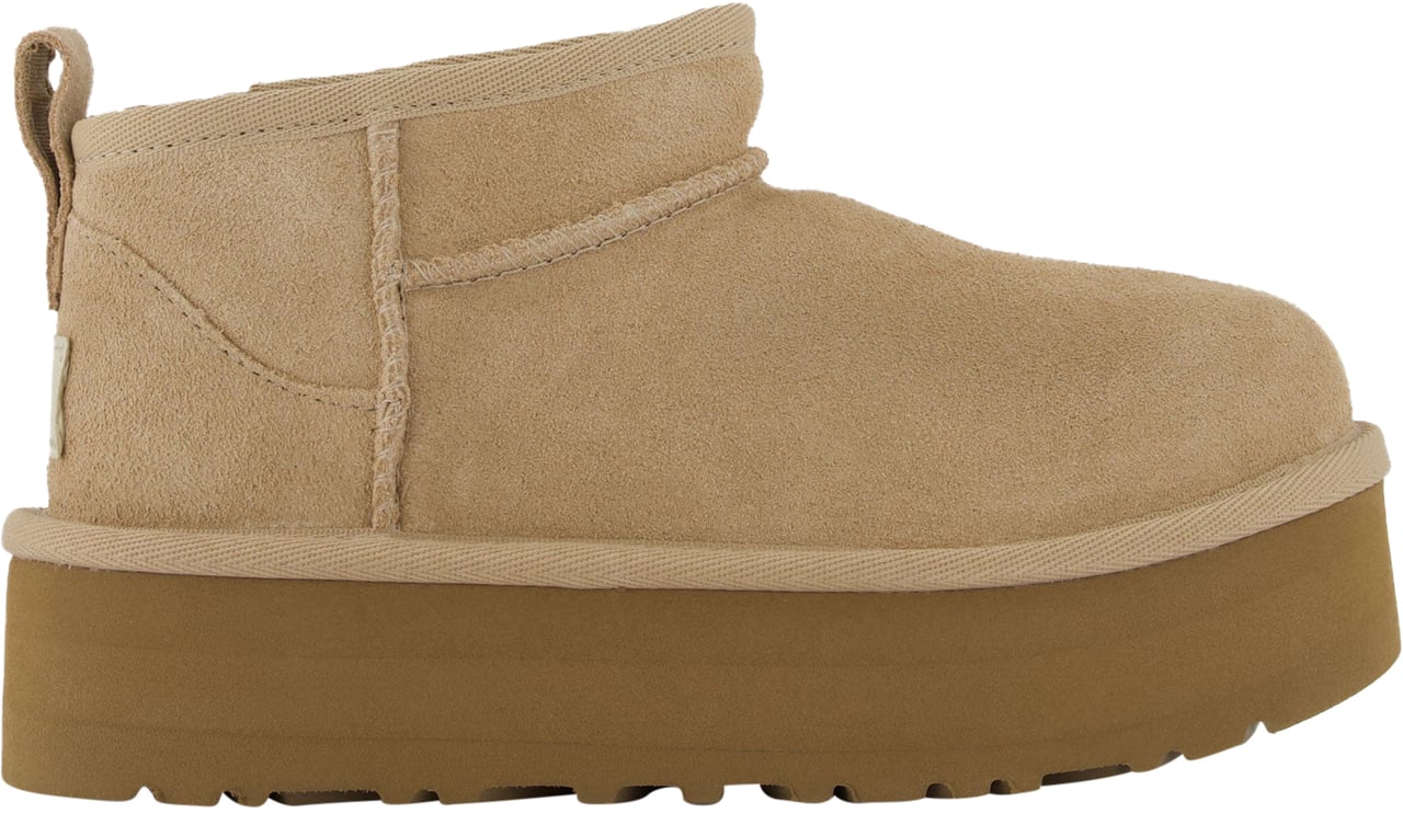 UGG UGG Ultra Mini Platform Meisjes Laarzen In Zand Taupe