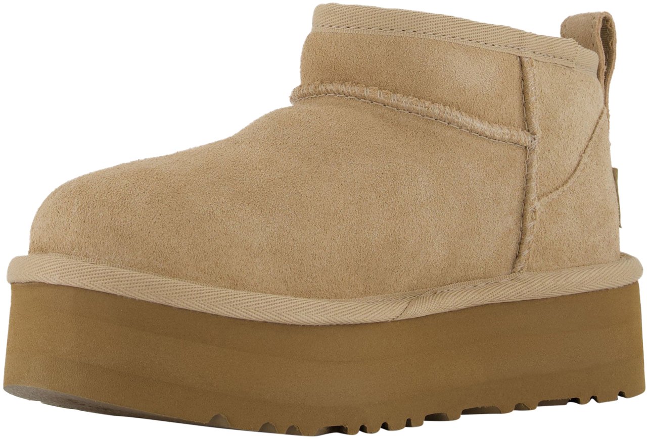 UGG UGG Ultra Mini Platform Meisjes Laarzen In Zand Taupe