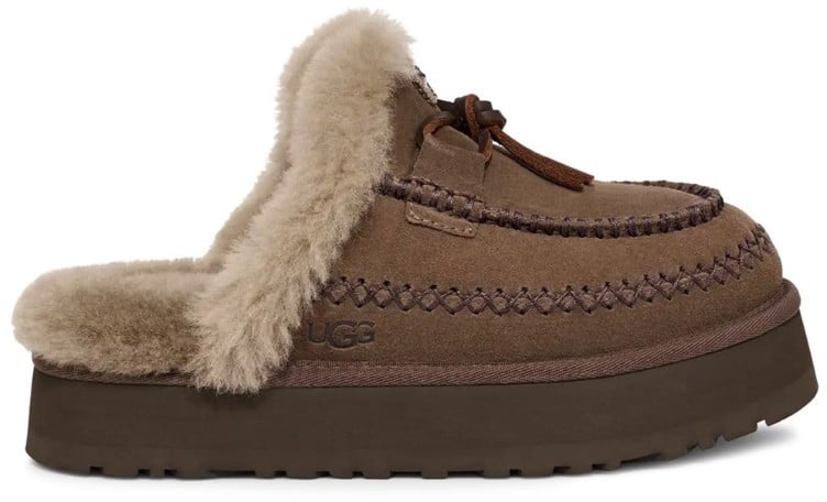 UGG UGG Disquette Alpine Slipper Hickory Grijs