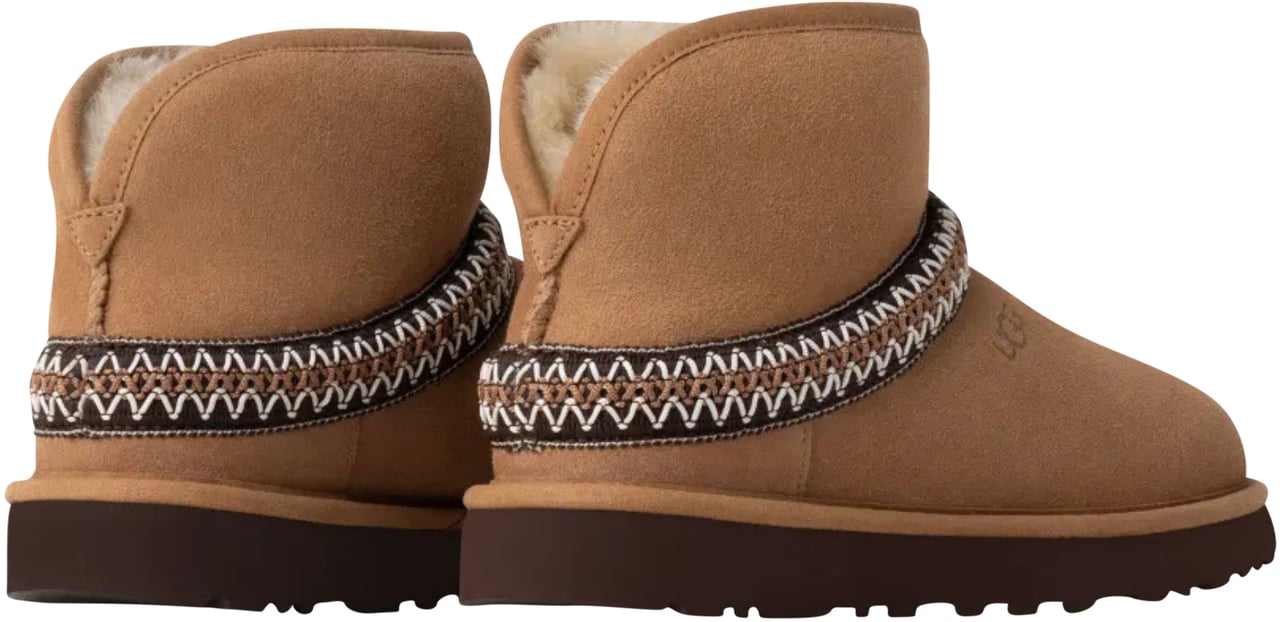 UGG Ugg Classic Mini Crescent Enkellaarzen Cognac 1158262 Bruin
