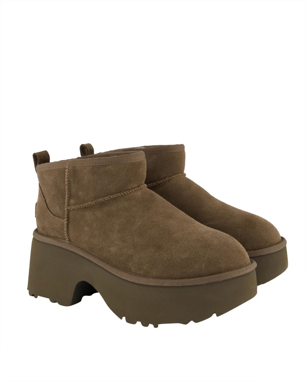 UGG Dames Ultra Mini New Height Hickory Bruin