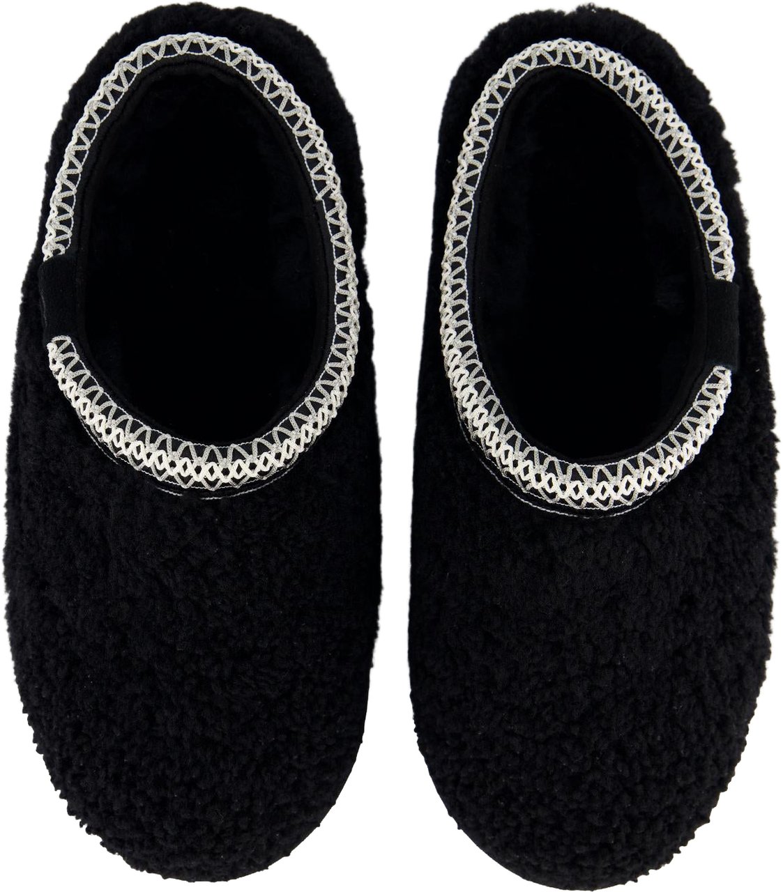 UGG Dames Tasman Maxi Curly Zwart pantoffels Zwart