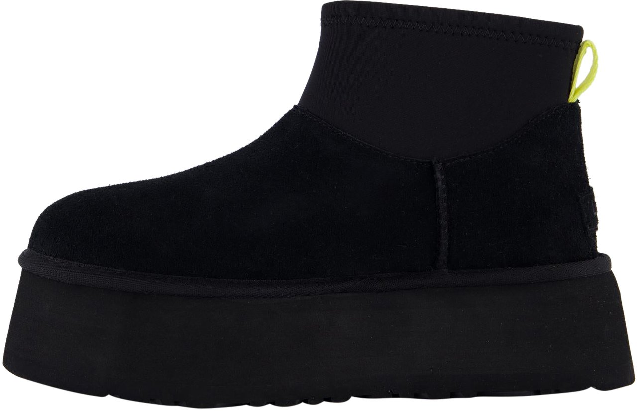 UGG Dames Classic Mini Dipper Zwart Zwart