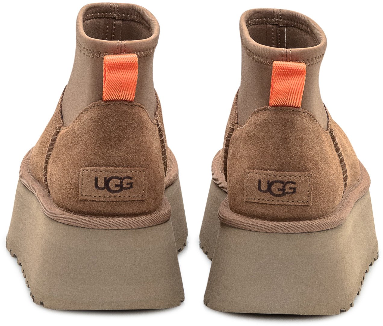 UGG UGG Stivaletti Classic Mini Dipper in Camoscio Marrone Bruin