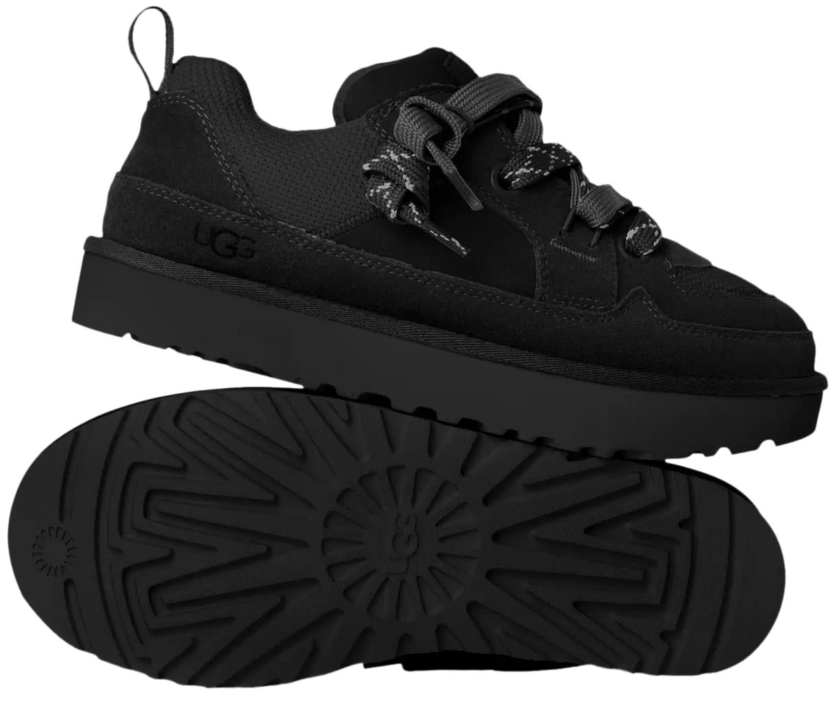 UGG Dames Lo Lowmel Sneaker Zwart Zwart