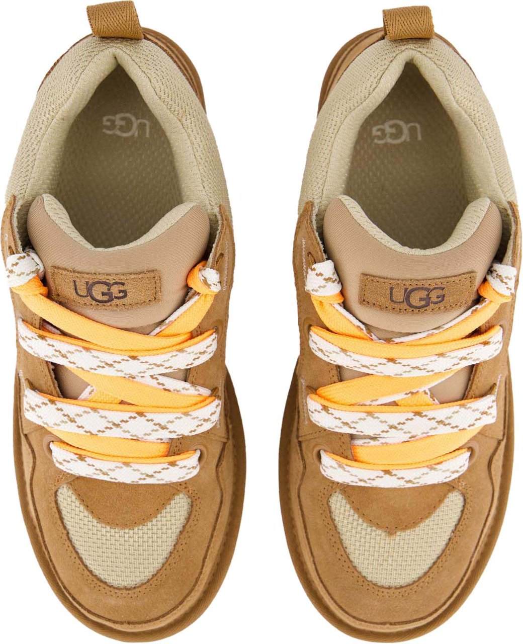 UGG Heren Lo Lowmel Chestnut/Bright Melo Beige