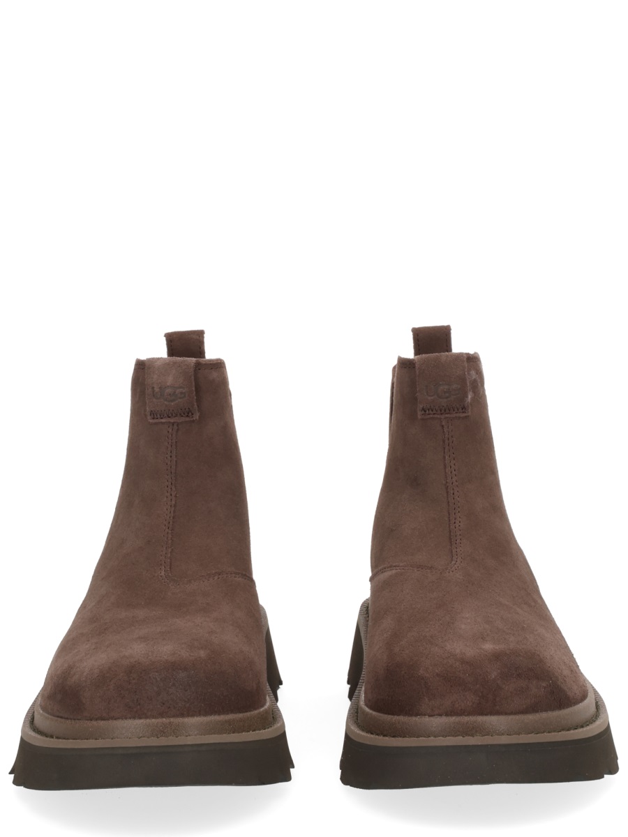 UGG Brown Lug Sole Leather Boots Grijs