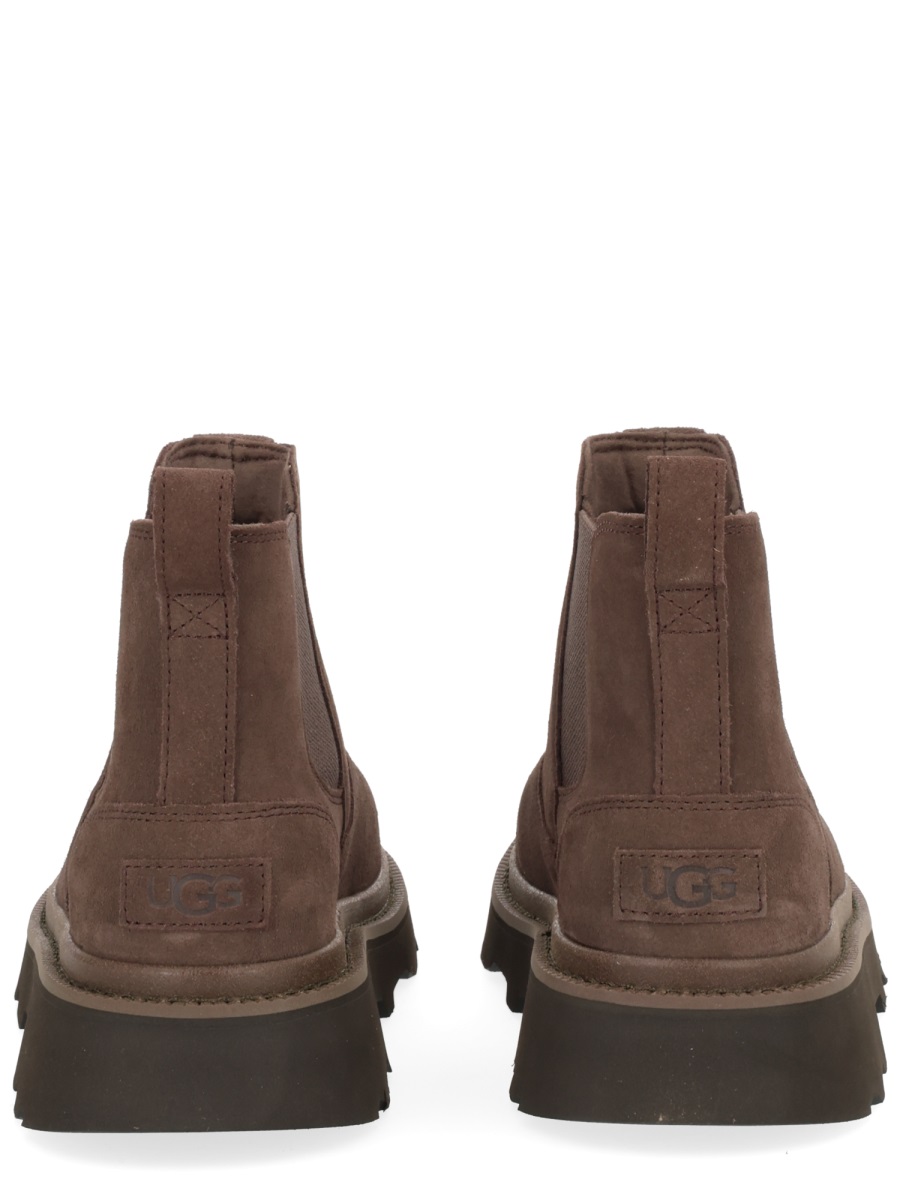 UGG Brown Lug Sole Leather Boots Grijs