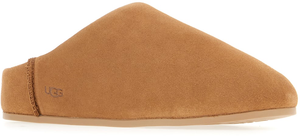 Ugg Biscuit suede Elea slippers Bruin