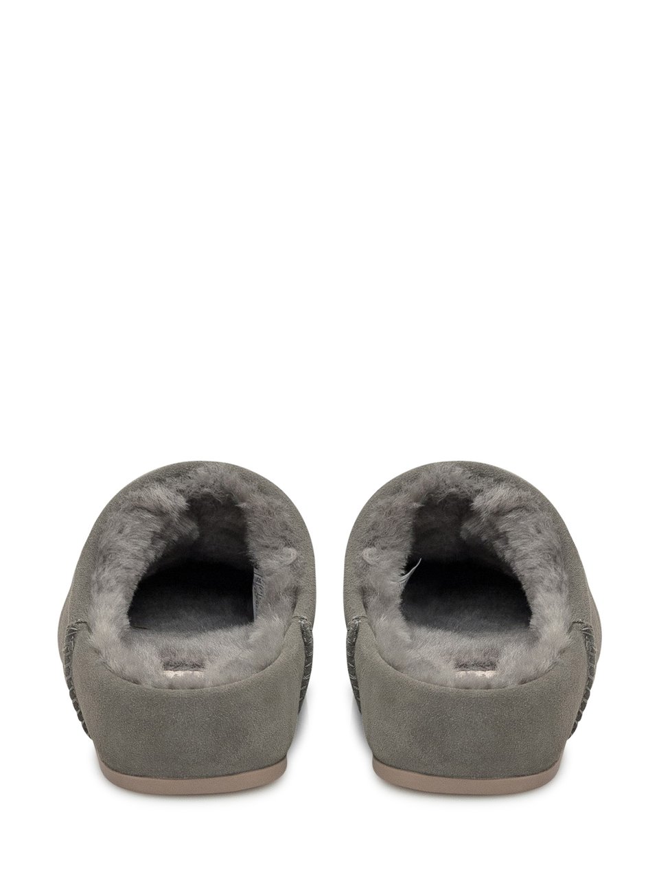 UGG UGG Pantofole in Suede Grigio con Interno in Shearling Groen