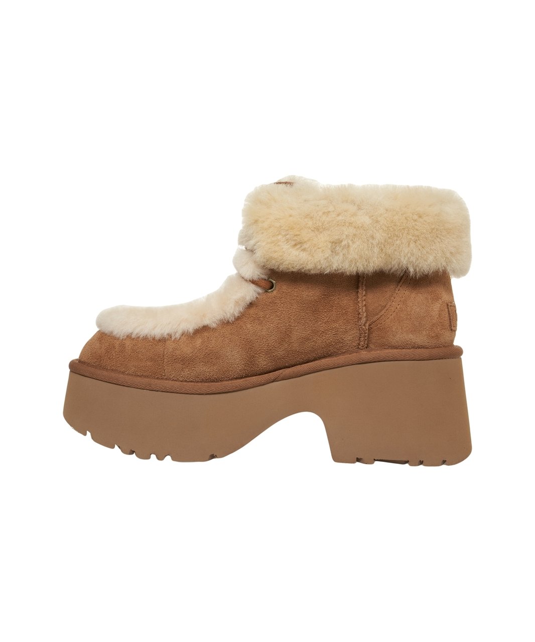 UGG UGG Classic Esmee Lace Up Suede Boots Bruin