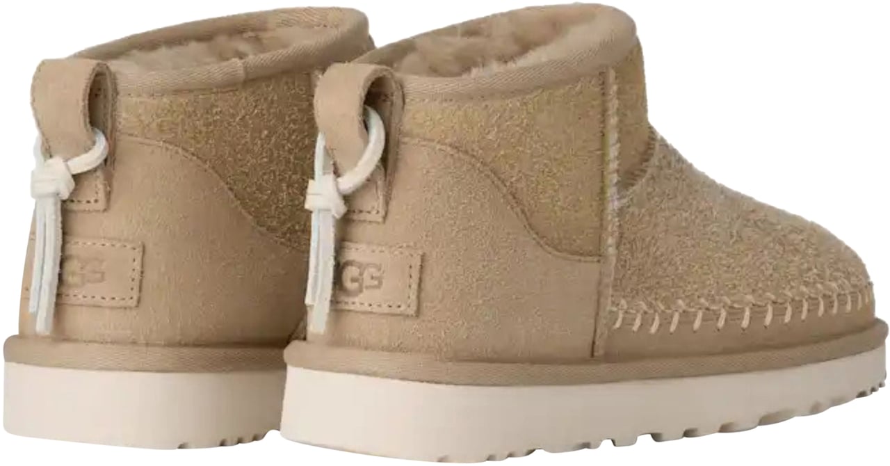 UGG Ugg Classic Ultra Mini Biarritz Enkellaarzen Beige 1171538 Beige