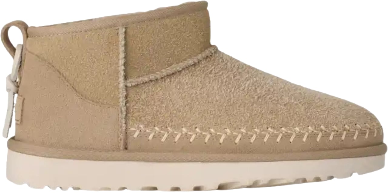 UGG Ugg Classic Ultra Mini Biarritz Enkellaarzen Beige 1171538 Beige