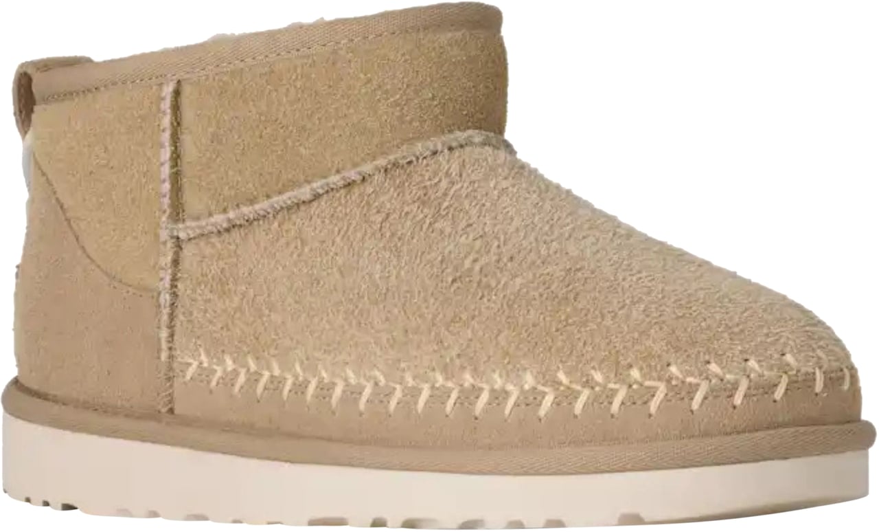 UGG Ugg Classic Ultra Mini Biarritz Enkellaarzen Beige 1171538 Beige