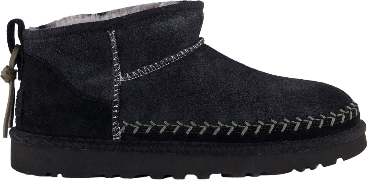 UGG Dames Ultra Mini Biarritz Zwart Zwart
