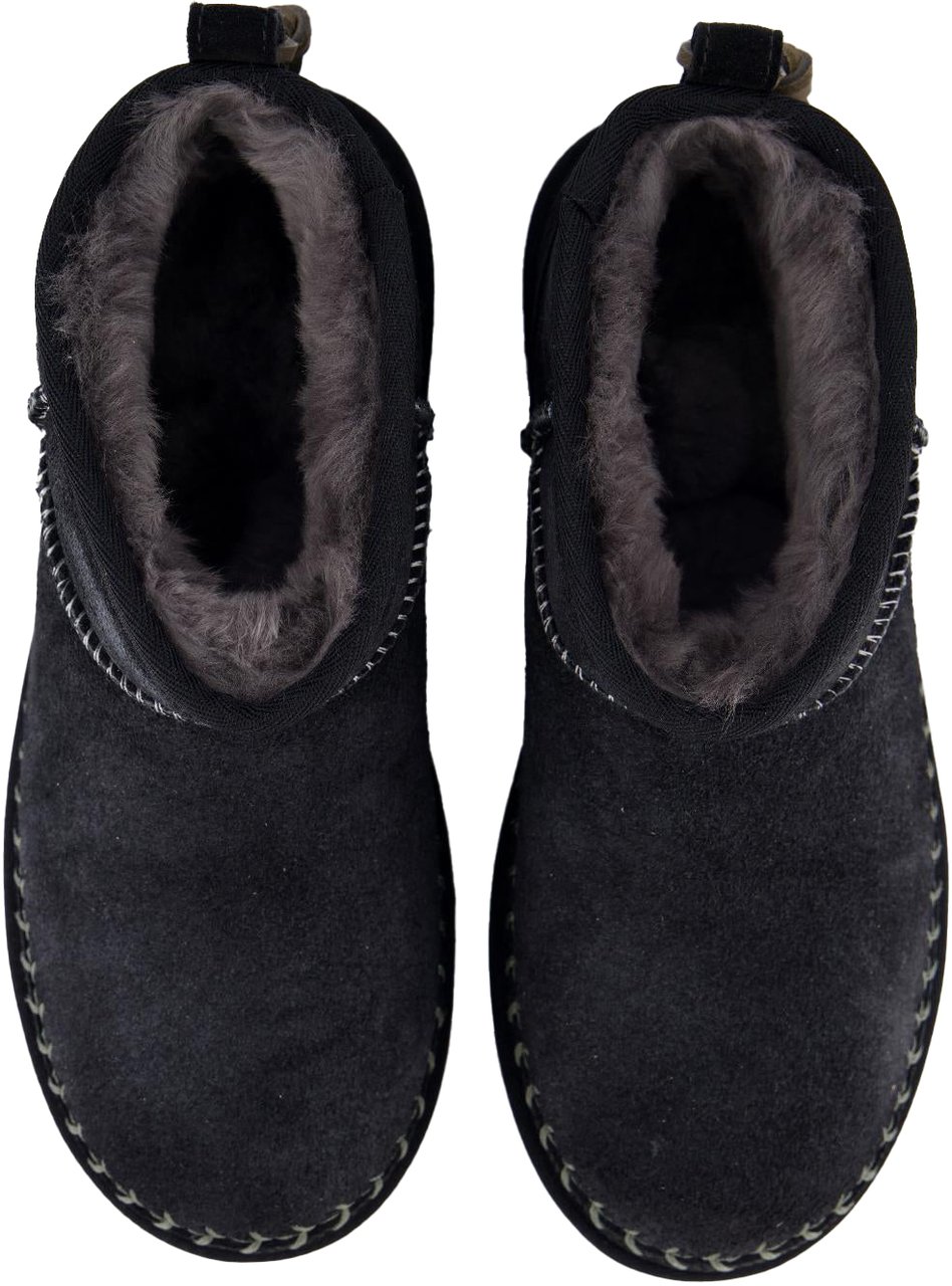 UGG Dames Ultra Mini Biarritz Zwart Zwart