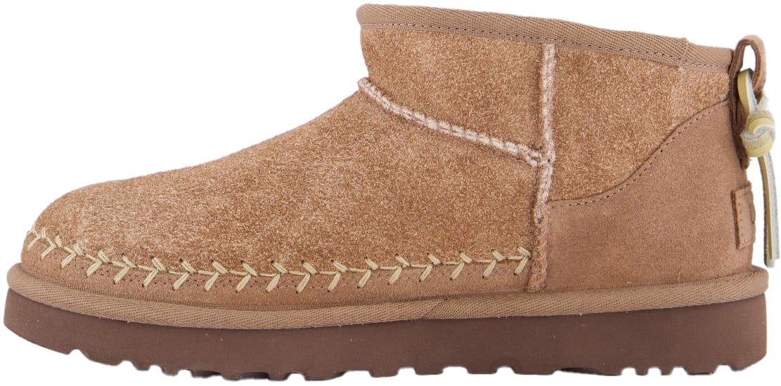 UGG Dames Ultra Mini Biarritz Rocky Oak Beige