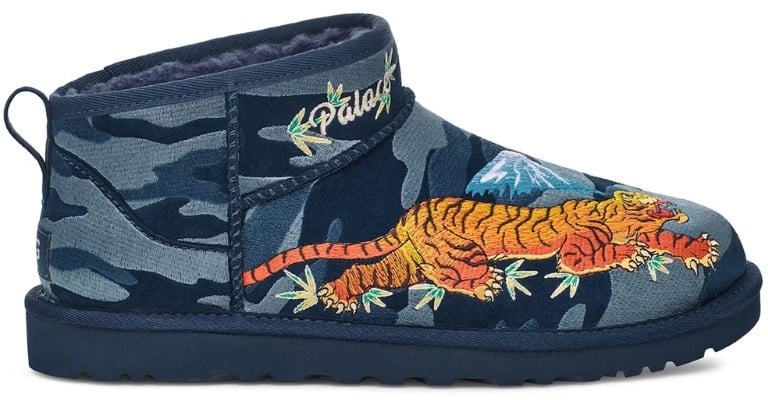 UGG UGG Classic Ultra Mini Boot Palace Navy Camo Grijs