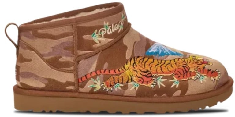 UGG UGG Classic Ultra Mini Boot Palace Chestnut Camo Bruin