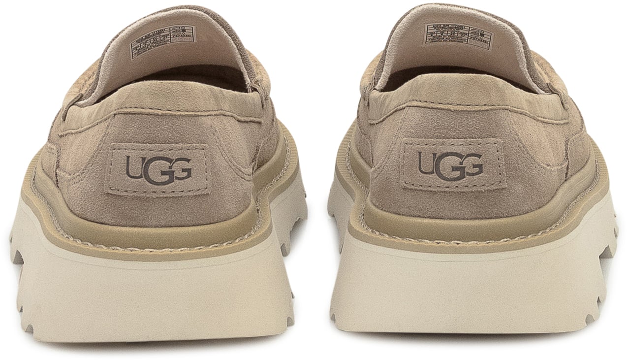 UGG UGG Mocassini Chunky in Pelle Scamosciata Beige Beige