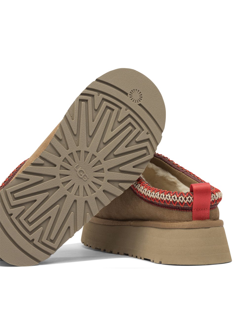 UGG UGG Tazz II Suede Platform Mules Dierenprint
