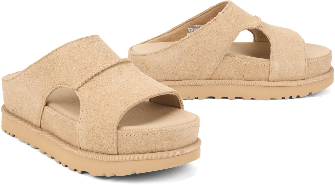 UGG Goldenstar Hi Cutout Slippers Beige
