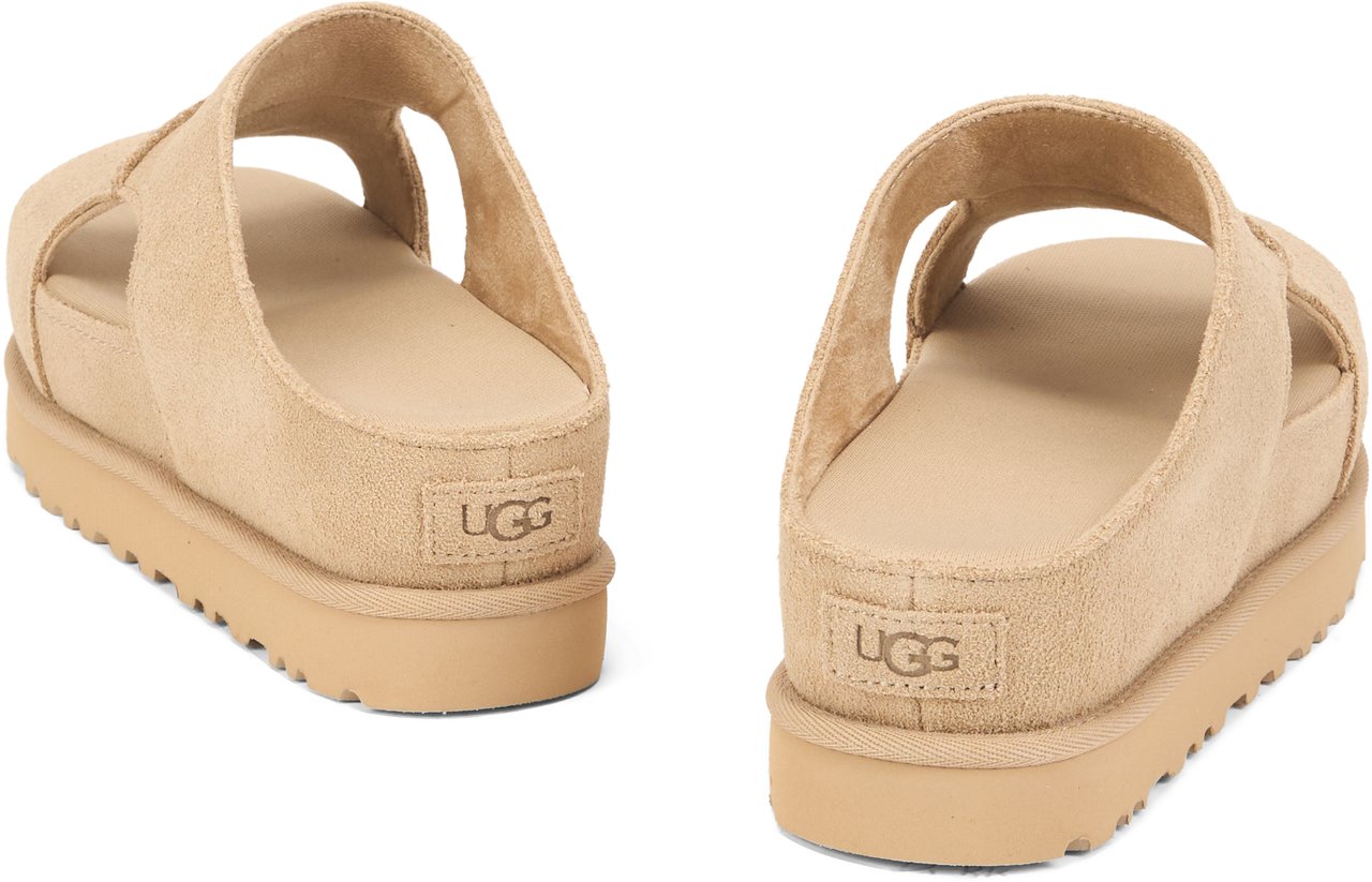UGG Goldenstar Hi Cutout Slippers Beige