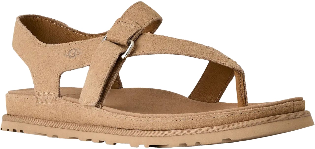 UGG Ugg Goldengaze Toe Post Sandalen Zand 1175134 Beige