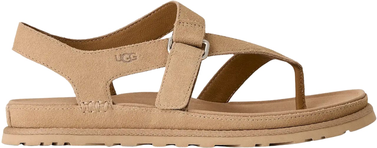 UGG Ugg Goldengaze Toe Post Sandalen Zand 1175134 Beige
