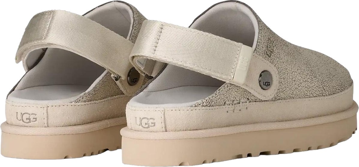 UGG Dames Goldenstar Crackle Clog Wit