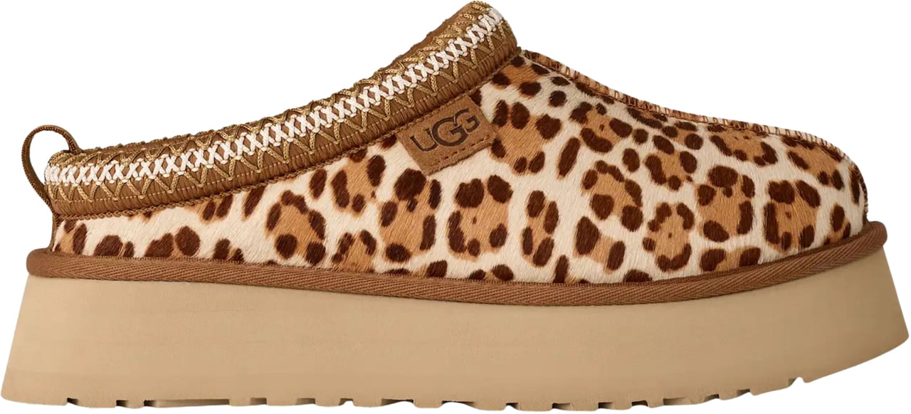 UGG Tazz Plains Felicity Leopard Jasmine Cow Hair Divers