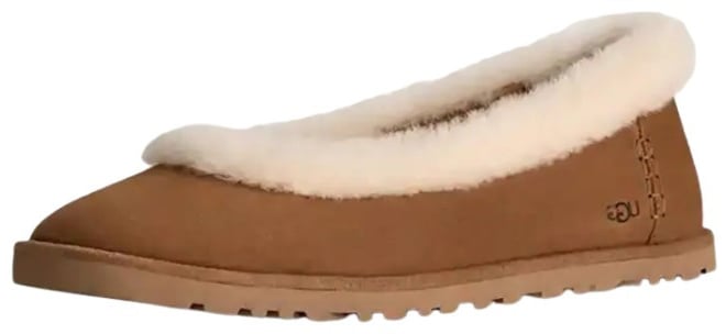 UGG UGG Zora Ballet Flat Chestnut Bruin