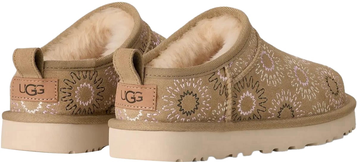 UGG Dames Micro Sun Stitch Mustard Seed Beige