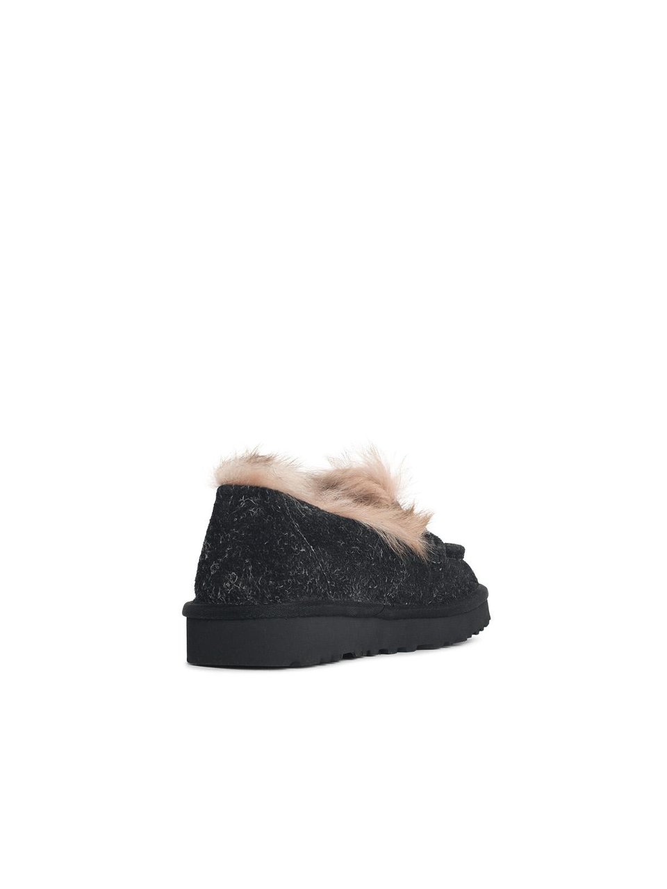 UGG 'Ellis' Black Suede Loafers Zwart