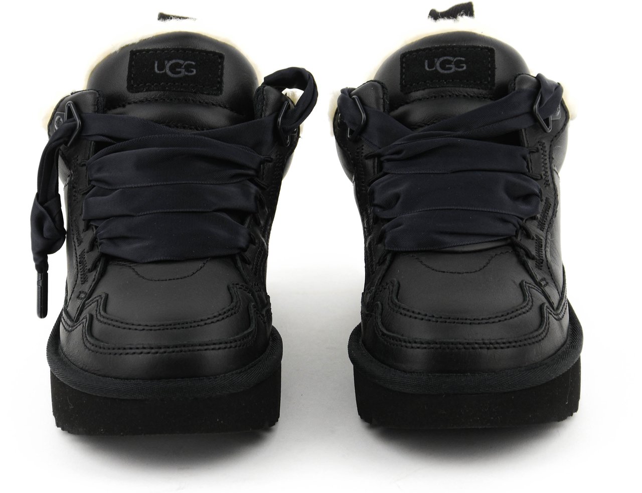 UGG Lowmel Lthr Black Zwart
