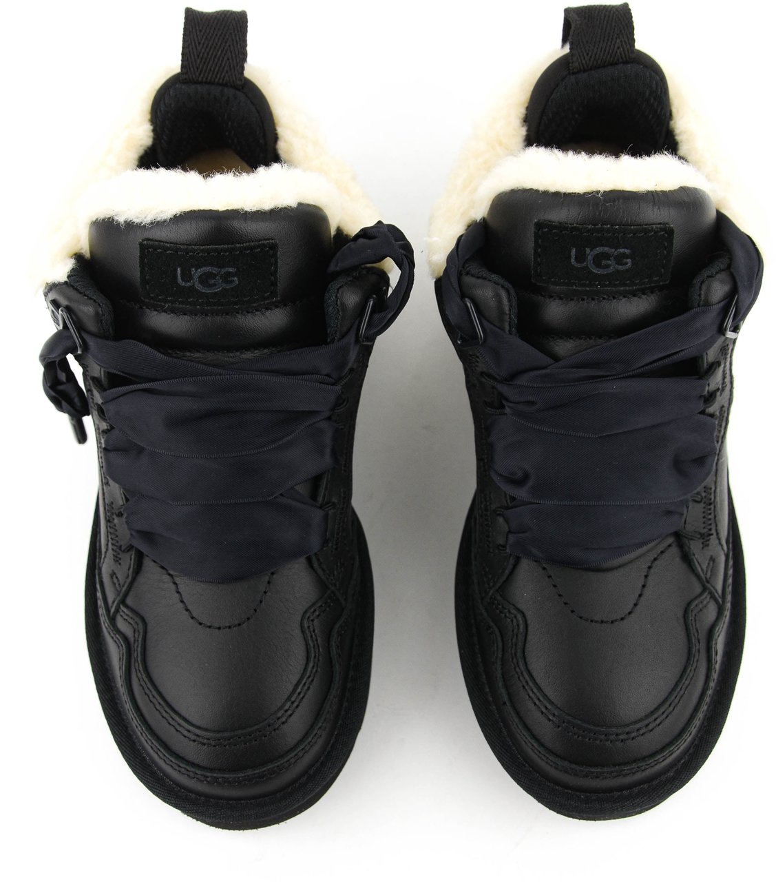 UGG Lowmel Lthr Black Zwart