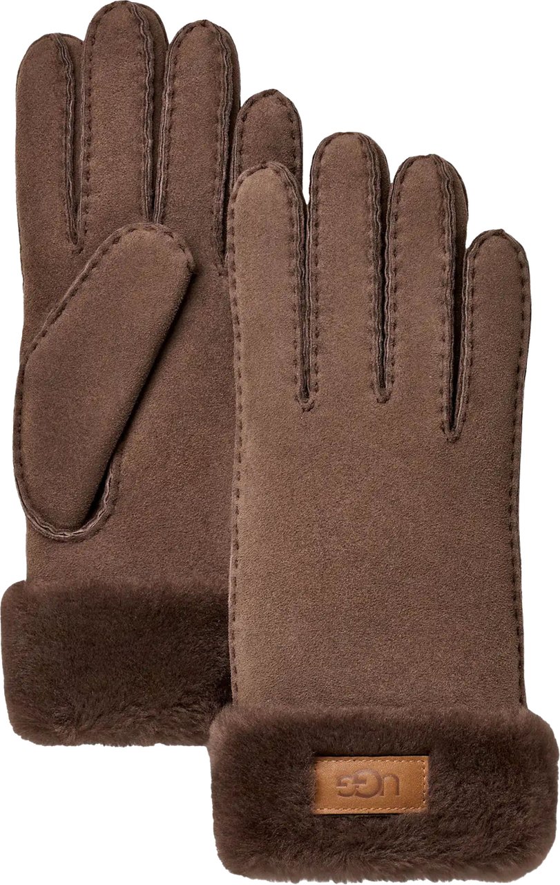 UGG Ugg Turn Cuff Glove Handschoenen Lichtbruin 17369 Bruin