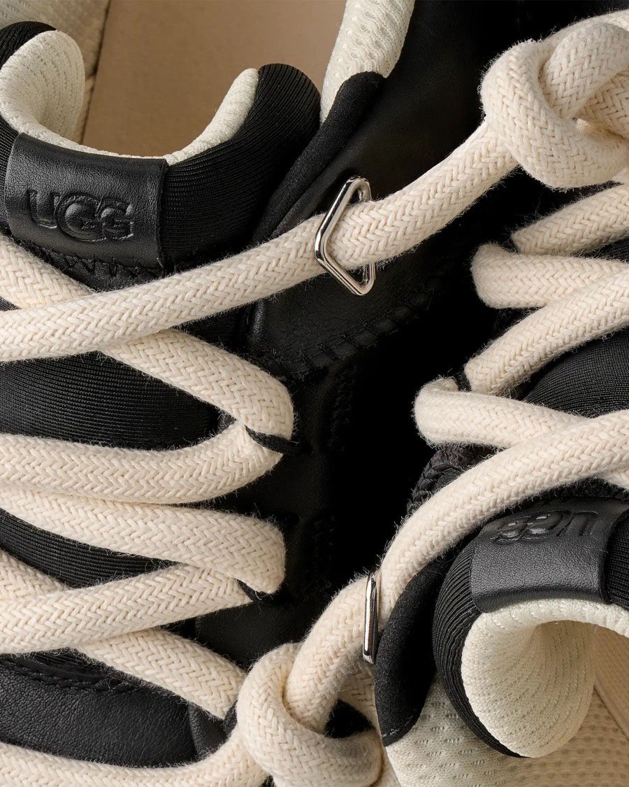 UGG Heritage Utility Sneakers In Full-Grain Leather And Suede Zwart