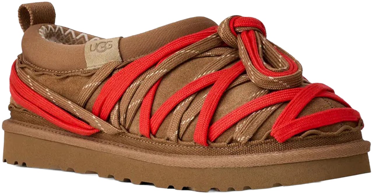 UGG Tasman Lace Slip-On Shoes with Dual Lace System Rood