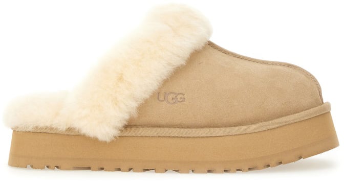 UGG SLIPPER "DISQUETTE" Beige