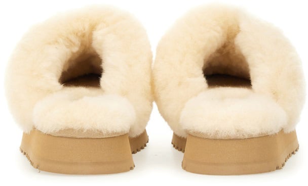UGG SLIPPER "DISQUETTE" Beige