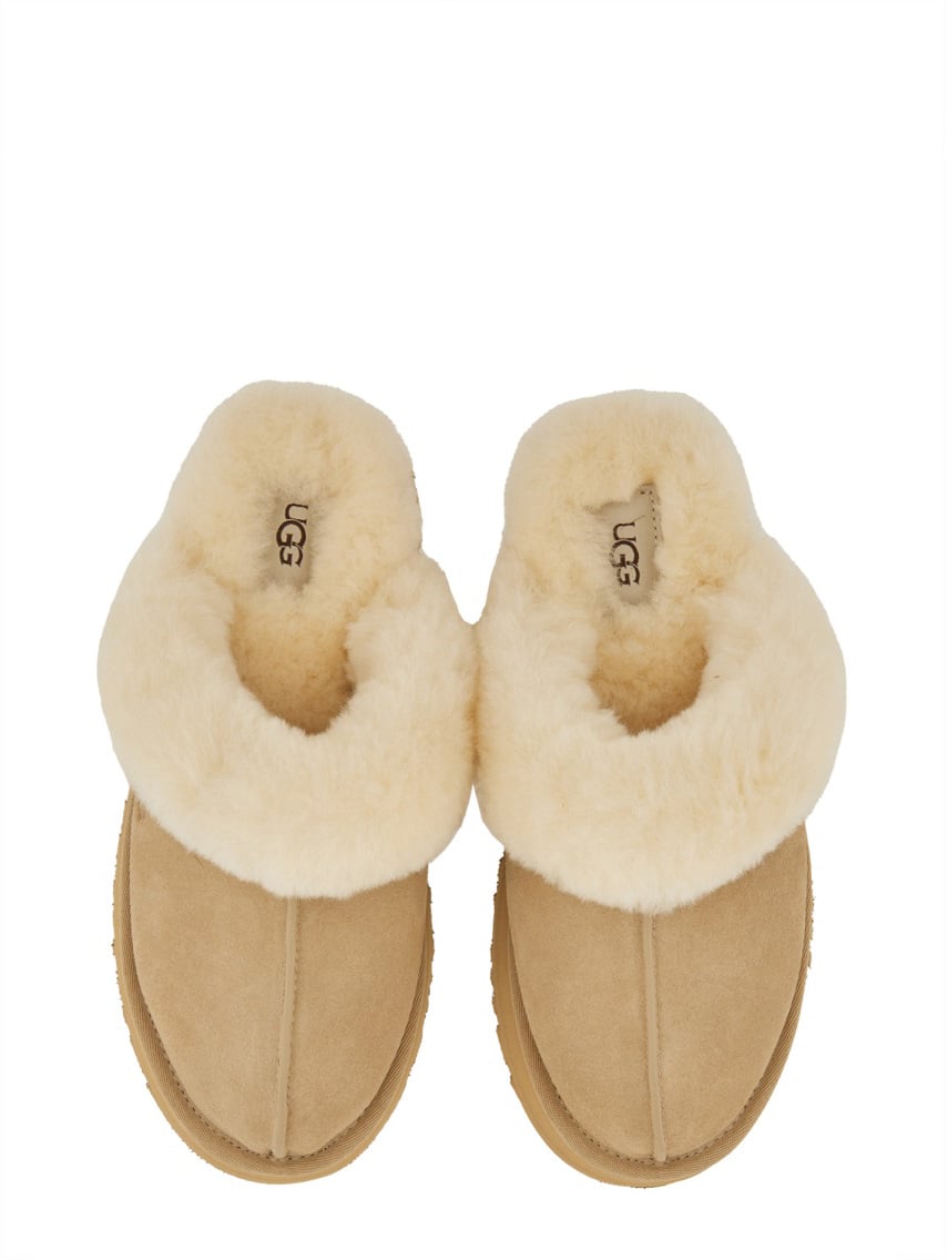 UGG SLIPPER "DISQUETTE" Beige