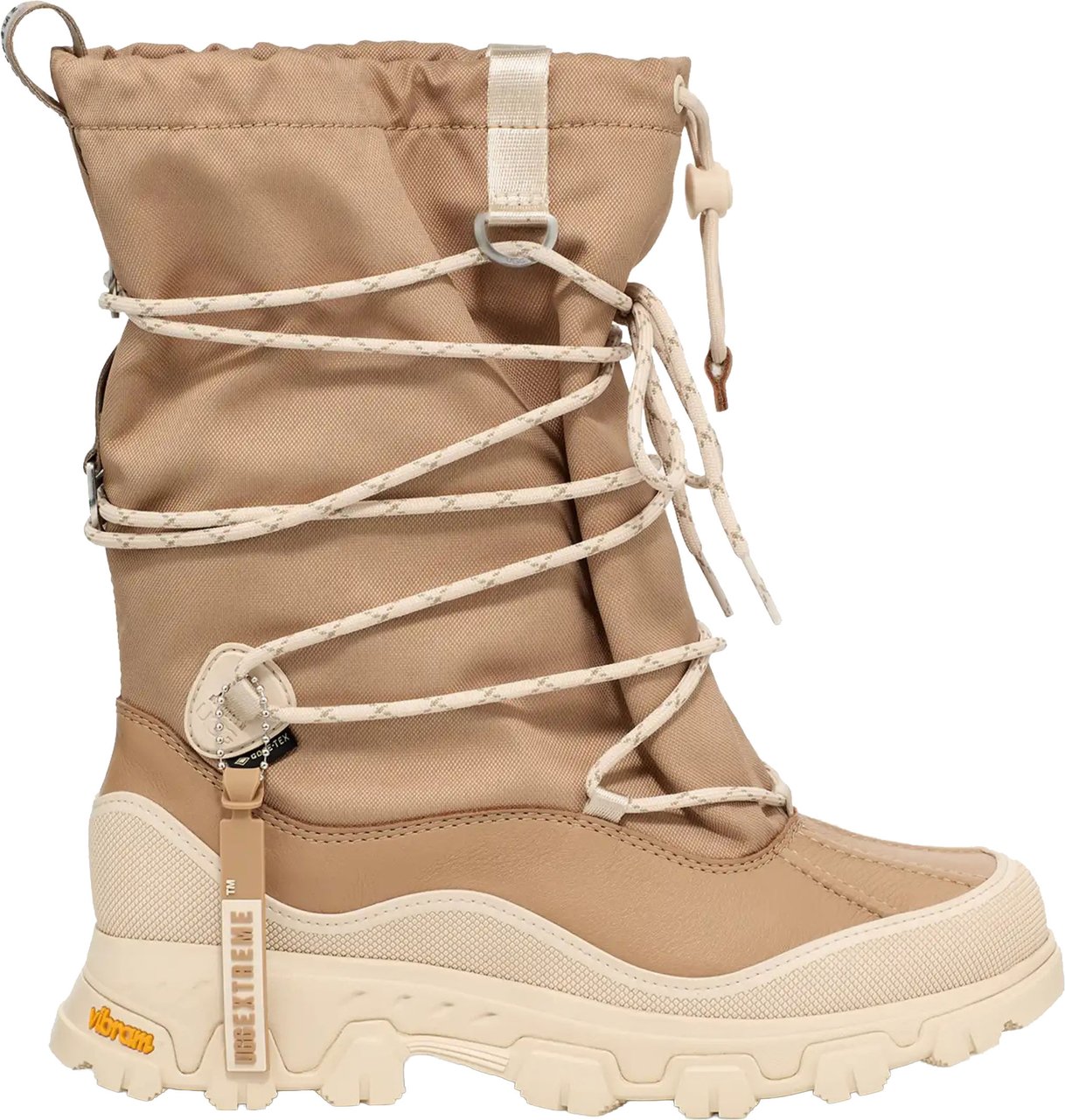 UGG Beige Metropeak Mid-Calf Utilitarian Boots Neutraal