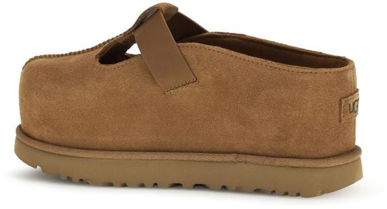 UGG Brown Calf Leather Bos Taurus Mules Bruin