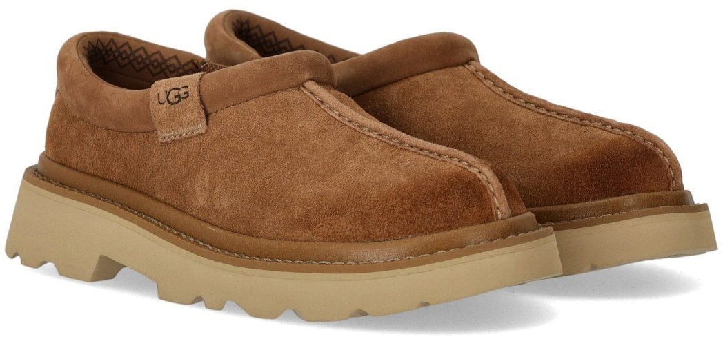 UGG UGG TASMAN LUG CHESTNUT SLIP-ON SHOE Beige