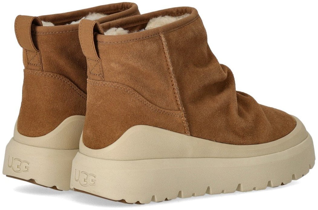 UGG UGG HERITAGE UTILITY MINI CHESTNUT BOOT Beige