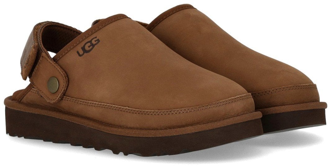 UGG UGG GOLDENCOAST II NUBUCK DARK CHESTNUT CLOG Bruin